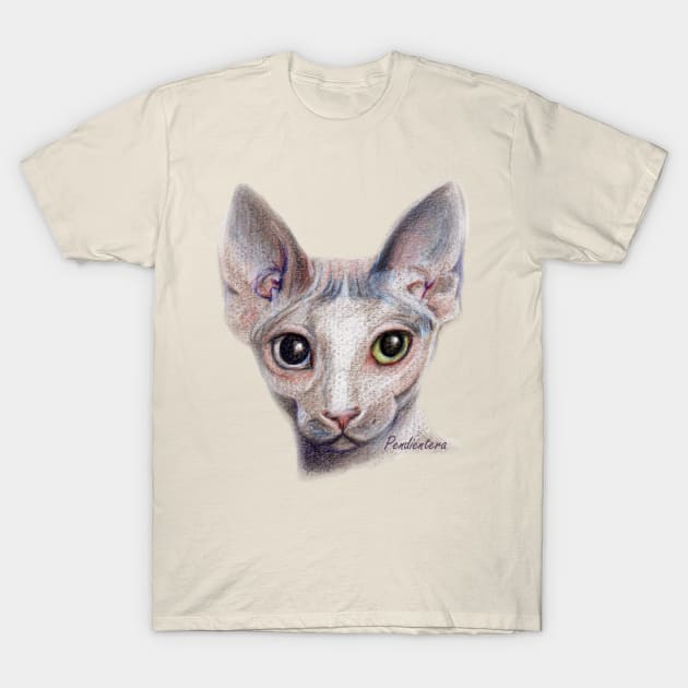 Sphinx cat T-Shirt by Pendientera